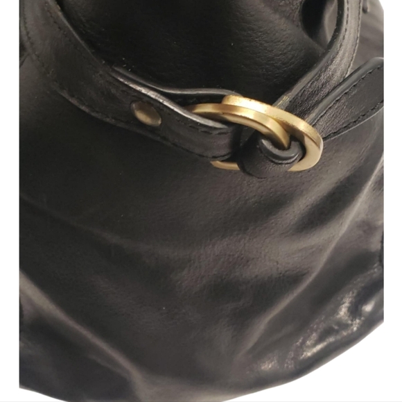 Hogan Leather Shoulder Hobo Made In Italy Gently Loved - Picture 10 of 14